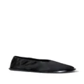 Proenza Schouler square-toe slippers - Black