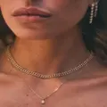 Anita Ko 18kt rose gold Havana diamond necklace