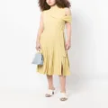3.1 Phillip Lim pleated wool-blend midi skirt - Yellow