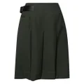 Tibi high-waist pleated skirt - Green