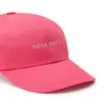 Nina Ricci logo-embroidered cotton baseball cap - Pink