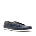 Bally Nabry leather boat shoes - Blue