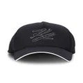 Karl Lagerfeld monogram-embroidered baseball cap - Black