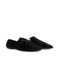 Giuseppe Zanotti Paige Winter calf hair loafers - Black
