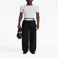 Dion Lee buckled-waist cut-out trousers - Black