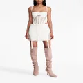 Dion Lee lace-up corset-style skirt - White