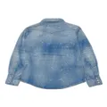 Dsquared2 Kids paint-splatter detail denim shirt - Blue