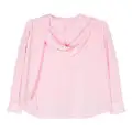 Victoria Beckham silk hooded blouse - Pink