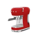 Smeg 50's Style espresso coffee machine - Red