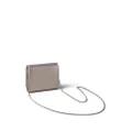 Brunello Cucinelli logo-debossed leather wallet - Grey