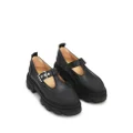 GANNI cleated Mary Jane shoes - Black