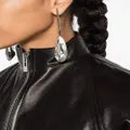 Alexander McQueen Jewelled Stick crystal earrings - Silver