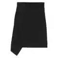 Calvin Klein asymmetric high-waist midi skirt - Black
