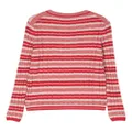 Paul Smith striped organic cotton cardigan - Red