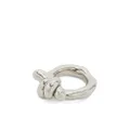 Jil Sander knot-detail ring - Grey
