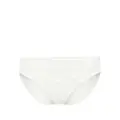 Emporio Armani logo-jacquard mesh briefs (pack of two) - White
