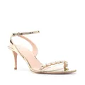 Giambattista Valli 90mm crystal-embellished sandals - Gold