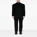 Yohji Yamamoto felted wool coat - Black