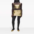 Marc Jacobs metallic leather corset top - Gold