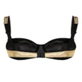 Dolce & Gabbana balconette metallic bra - Gold