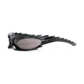 Balenciaga Eyewear Spike biker-style sunglasses - Black