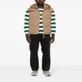 Lacoste logo-embroidered padded gilet - Brown