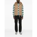 Lacoste logo-embroidered padded gilet - Brown