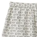Burberry toggle-print silk shorts - White