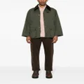 Barbour Bedale contrasting-collar jacket - Green