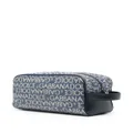 Dolce & Gabbana logo-jacquard wash bag - Blue