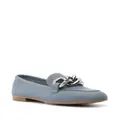 Casadei Antilope leather loafers - Blue