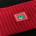 Kenzo logo-patch ribbed-knit gloves - Black