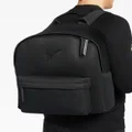 Giuseppe Zanotti frayed denim backpack - Black