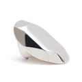 Alexander McQueen elongated faceted ring - Silver