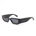 Lanvin x Future Eagle rectangle-frame sunglasses - Black