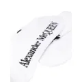 Alexander McQueen Seal logo-intarsia socks - Black