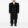Alexander McQueen wool double-breasted coat - Black