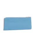Mansur Gavriel large zip leather cardholder - Blue