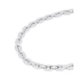Jil Sander logo-engraved chain necklace - Silver