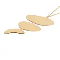 Jil Sander oversize-pendant necklace - Gold