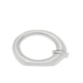 Jil Sander logo-engraved ring - Silver
