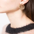 Aurelie Bidermann 18kt yellow gold & diamond lace earrings - Metallic