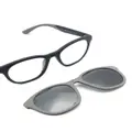 Emporio Armani round-frame glasses - Blue