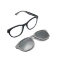 Emporio Armani round-frame glasses - Blue