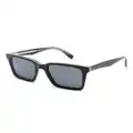 Tommy Hilfiger rectangle-frame sunglasses - Black