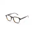 Tommy Hilfiger pantos-frame glasses - Brown