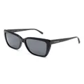Ferragamo oversize-frame sunglasses - Black