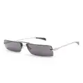 Ferragamo rectangle-frame sunglasses - Silver