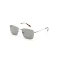 Calvin Klein navigator-frame sunglasses - Silver