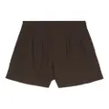 Philosophy Di Lorenzo Serafini pleated tailored shorts - Brown